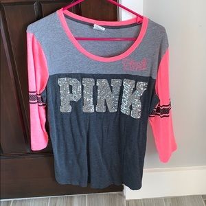 PINK shirt with sequins